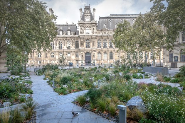 Memorial Garden for the Paris Attacks on the 13 November 2015 by Wagon Landscaping and Gilles Clément